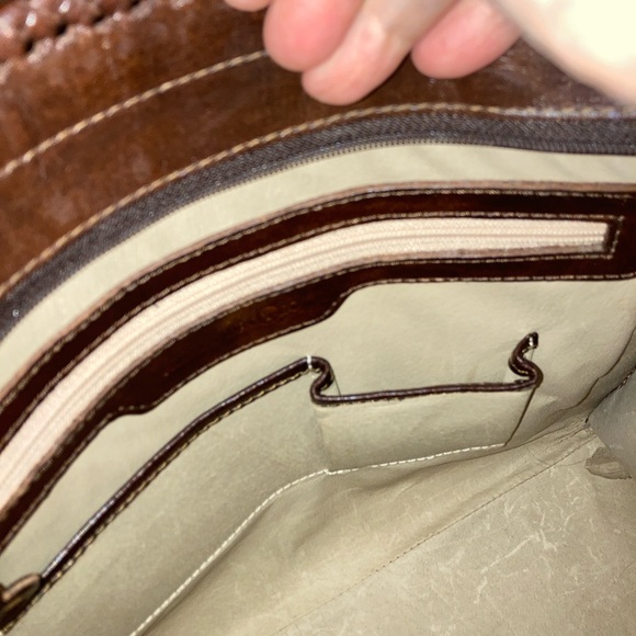 Tooled leather tote - Picture 2 of 5